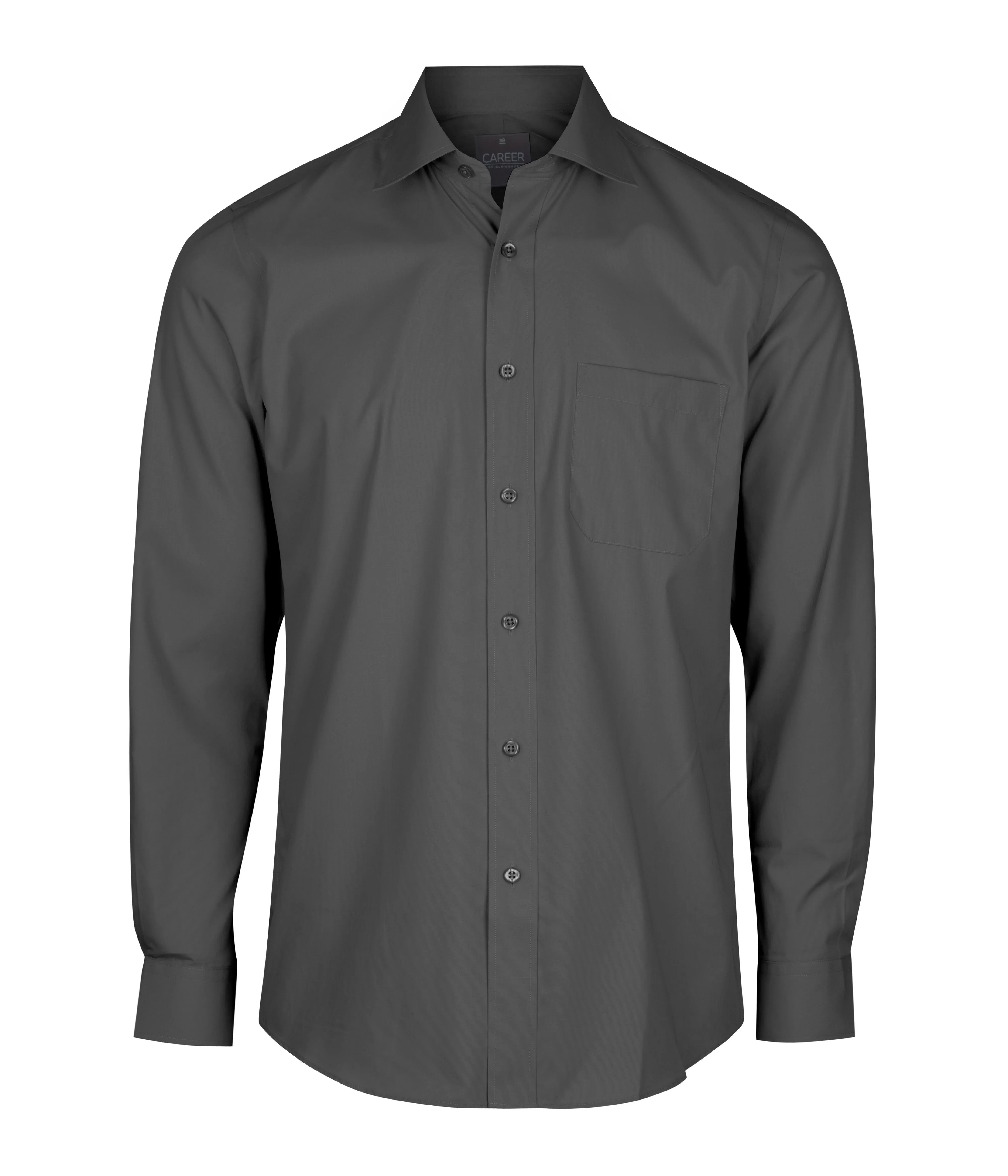 1272L Premium Poplin Long Sleeve Shirt