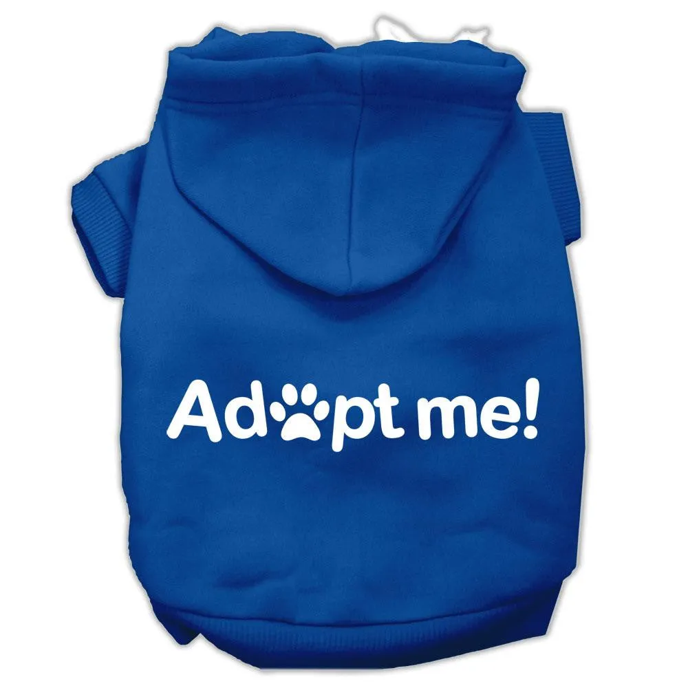 Adopt Me Screen Print Pet Hoodies Blue Size Lg (14)