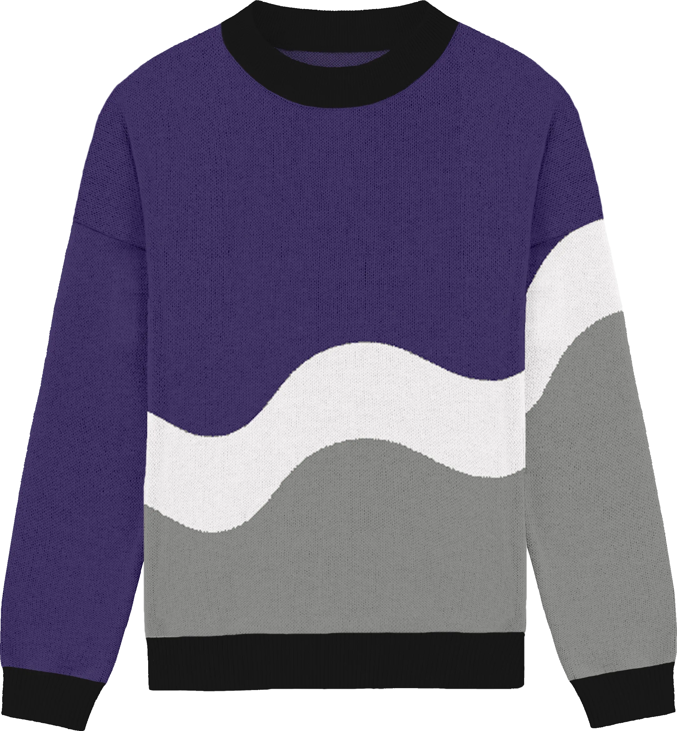 Asexual / Demisexual Squiggle Crewneck