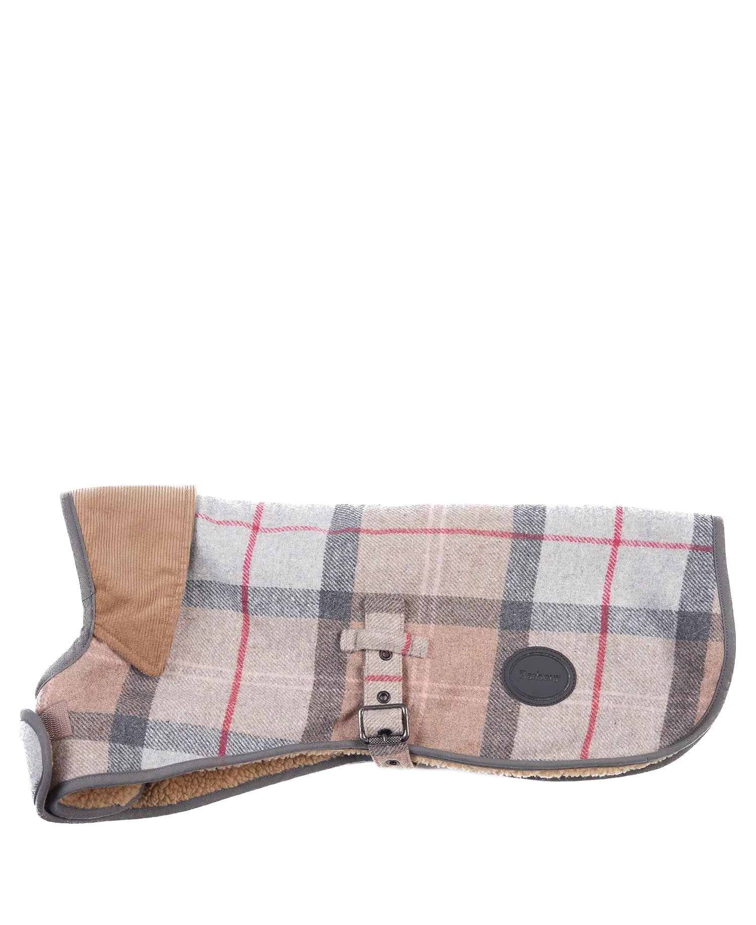 Barbour - Cappotto per cani Wool Touch Pink Tartan