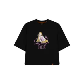 Beast Kingdom Disney Princess Series: Rapunzel Women Tee (Black)