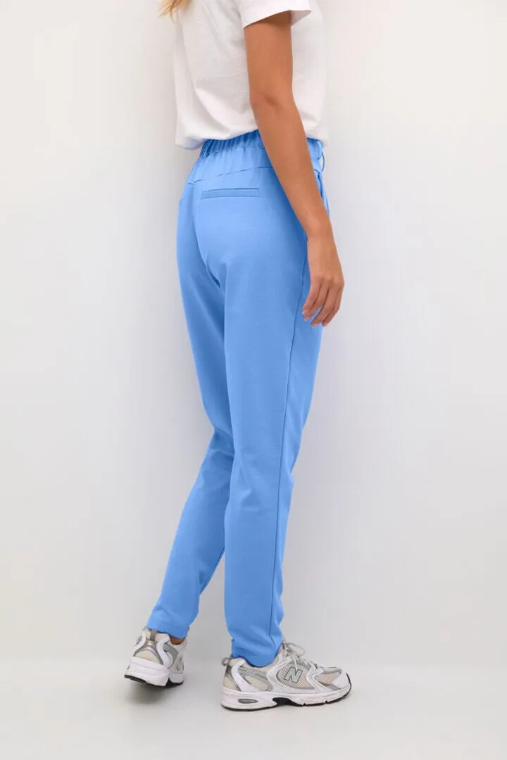 ELASTIC WAIST PULL ON BLUE PANT