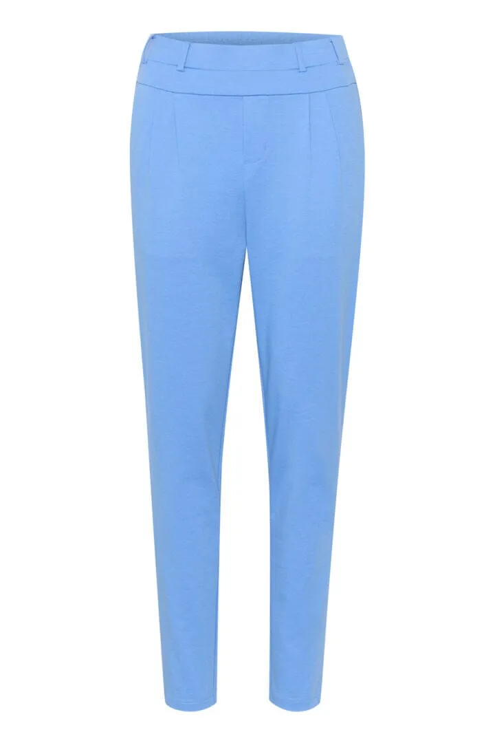 ELASTIC WAIST PULL ON BLUE PANT