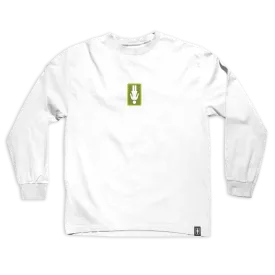 Girl 93 Til Oops LS Tee White