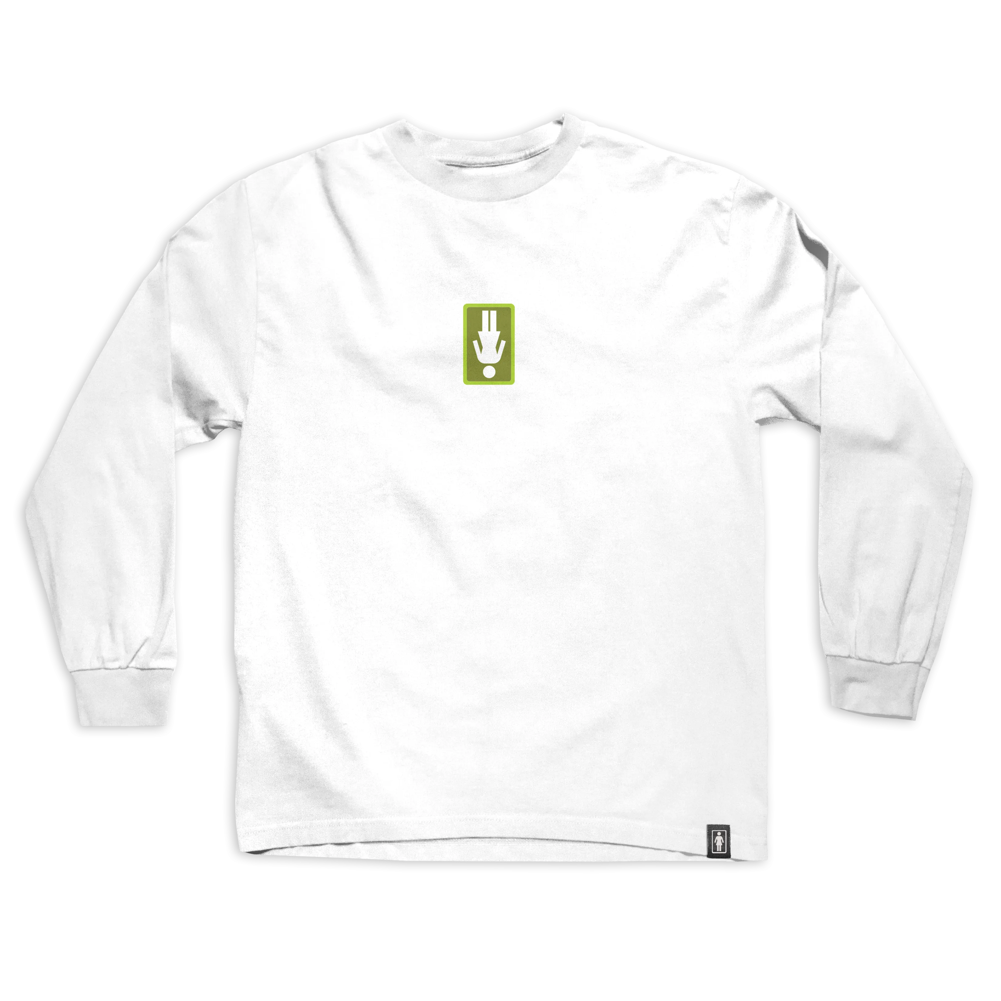 Girl 93 Til Oops LS Tee White