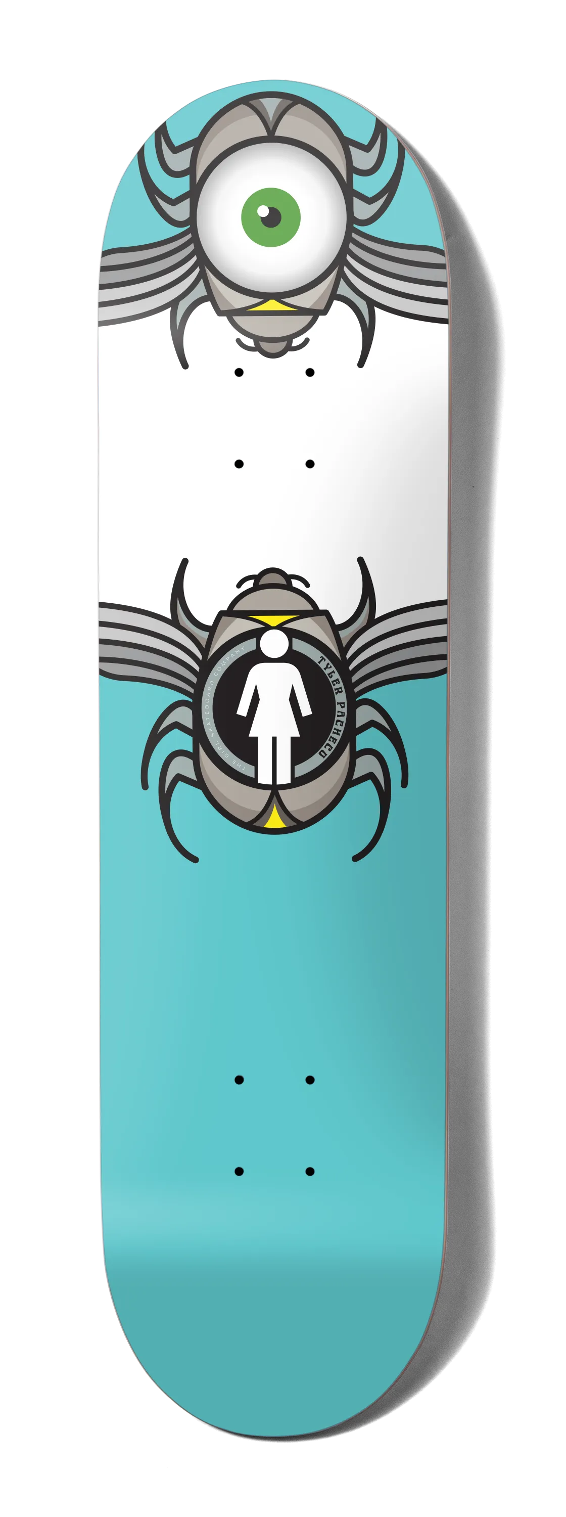 Girl Skateboard Deck Beetle Bum Tyler Pacheco 8.375"