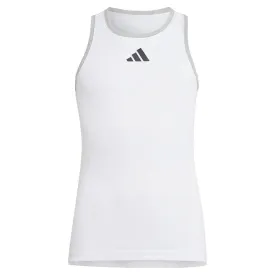 Girls' Club Tennis Tank Top White