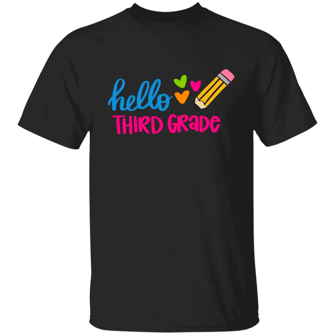 Hello Third Grade Youth 100% Cotton T-Shirt