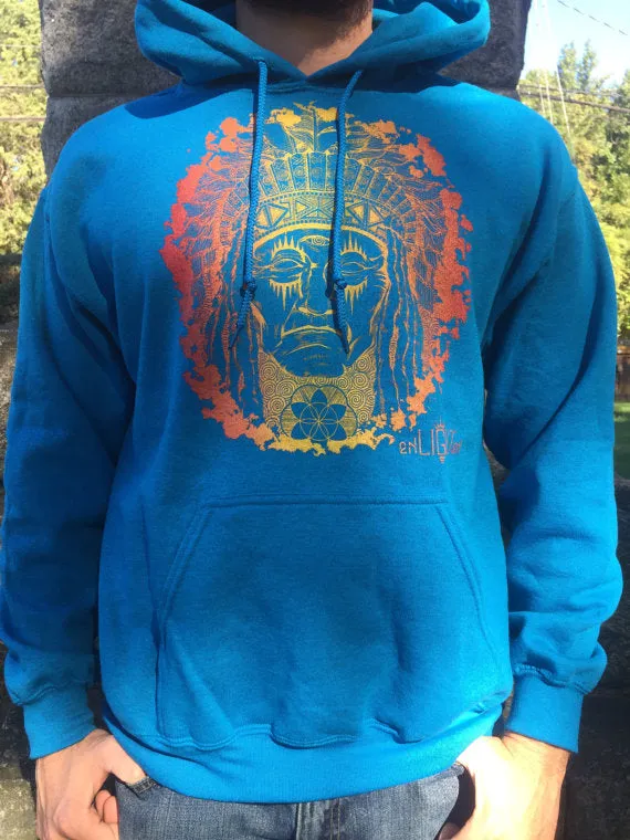 Hoodie Native Chief Sacred Geometry Clothing