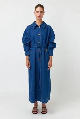 Kate Sylvester Cooper Coat - Indigo Denim