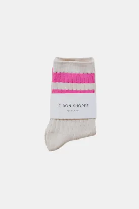 LE BON SHOPPE HER VARSITY SOCKS TAFFY