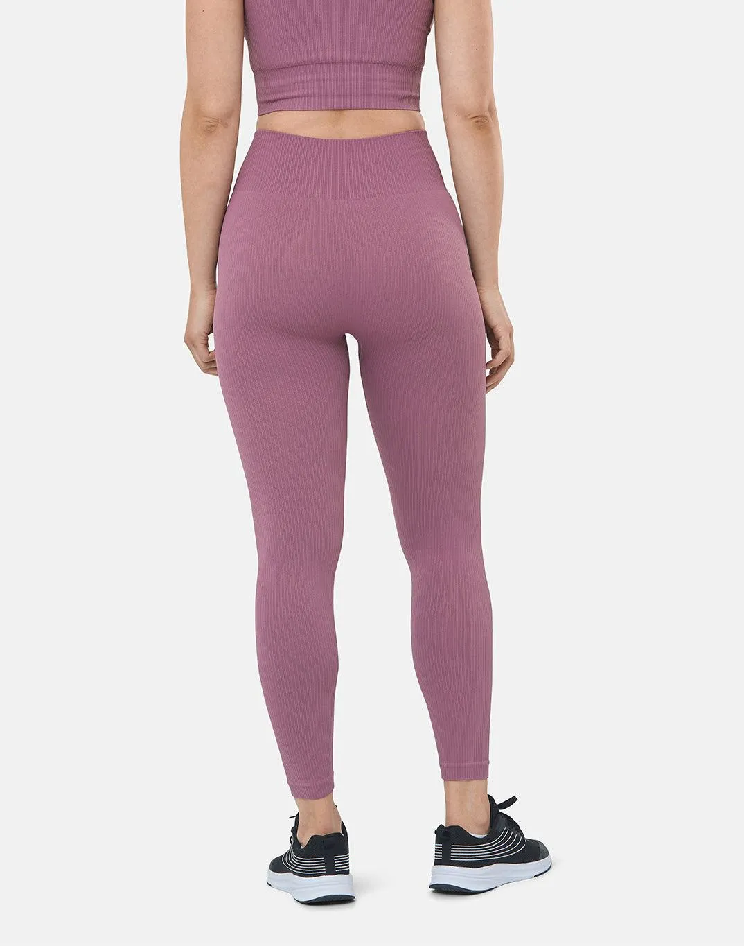 Lotus Rib Knit Legging in Desert Berry