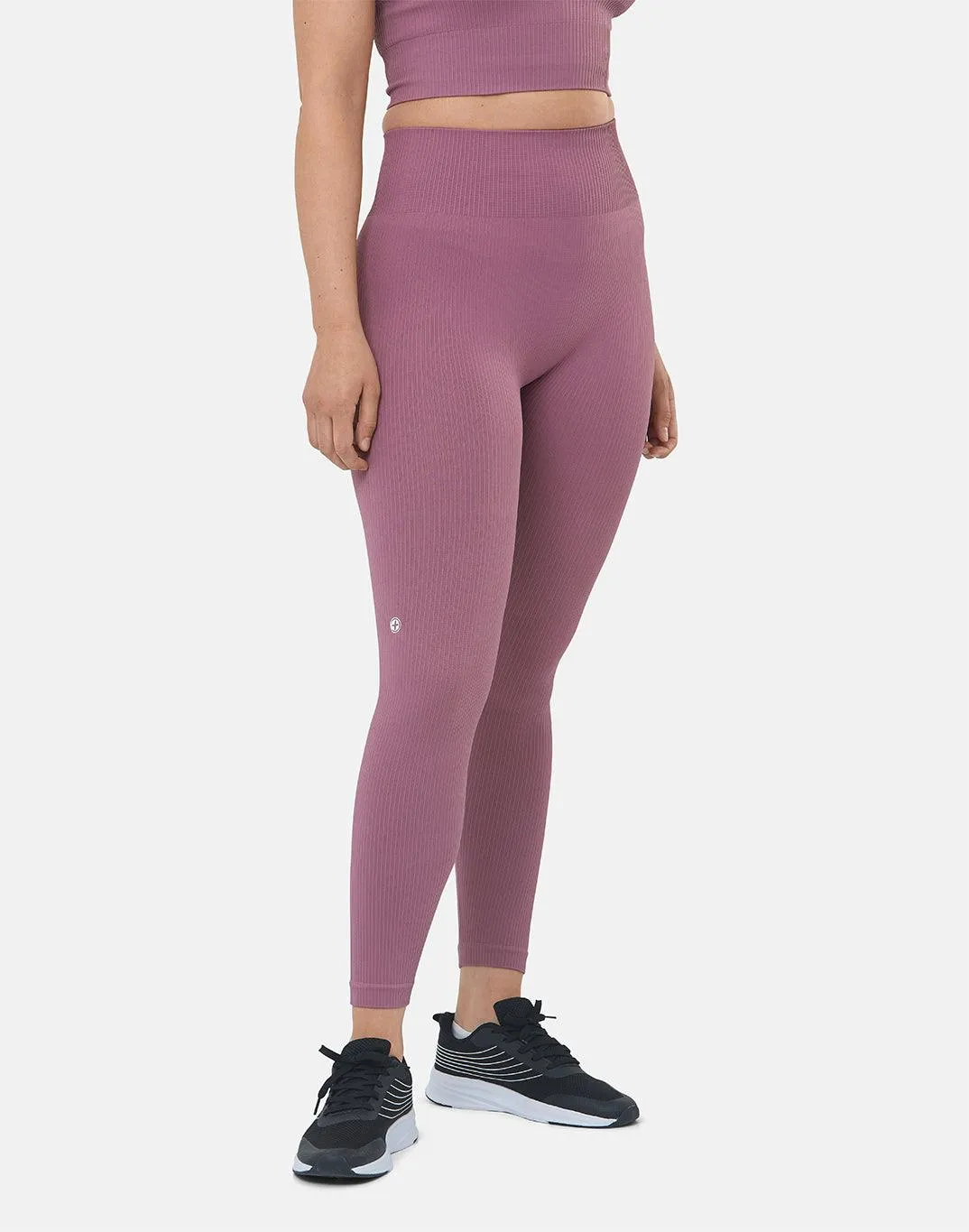 Lotus Rib Knit Legging in Desert Berry