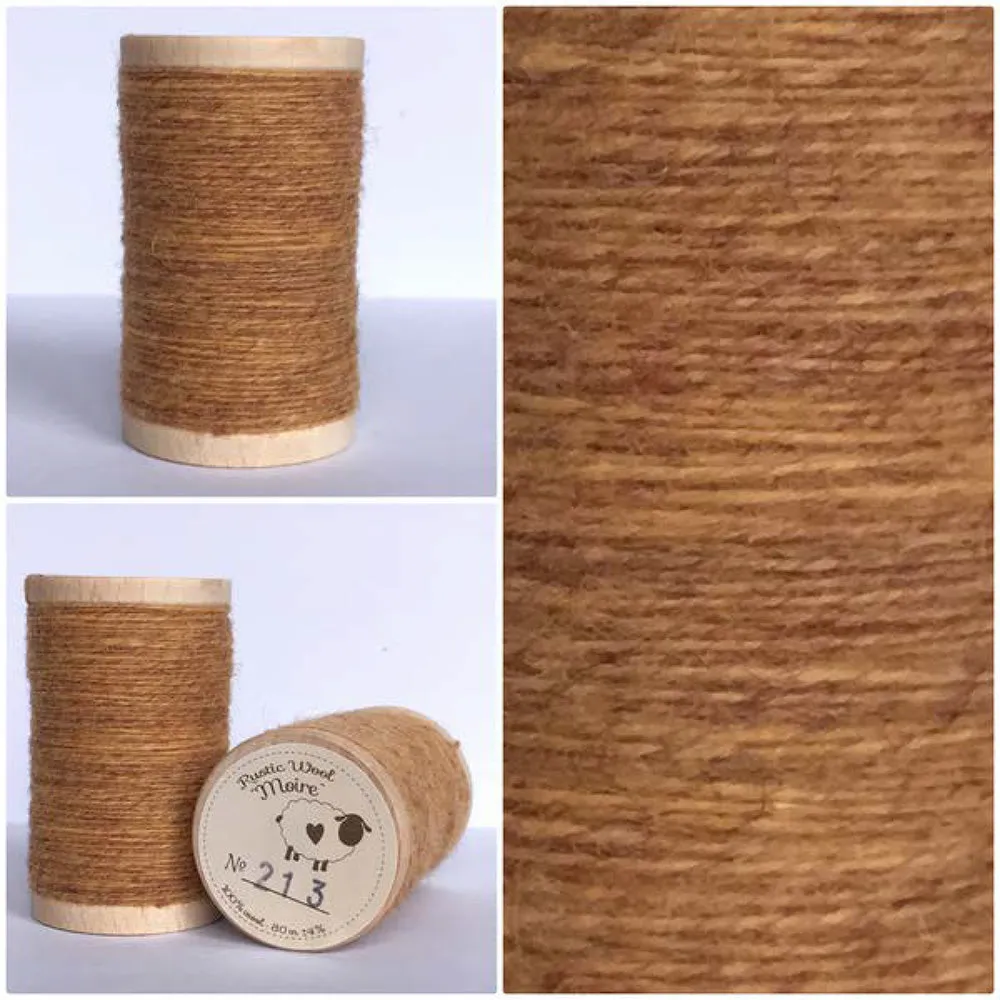 MAPLE SUGAR Hand Dyed Fat QUARTER Wool Fabric for Wool Applique and Rug Hooking