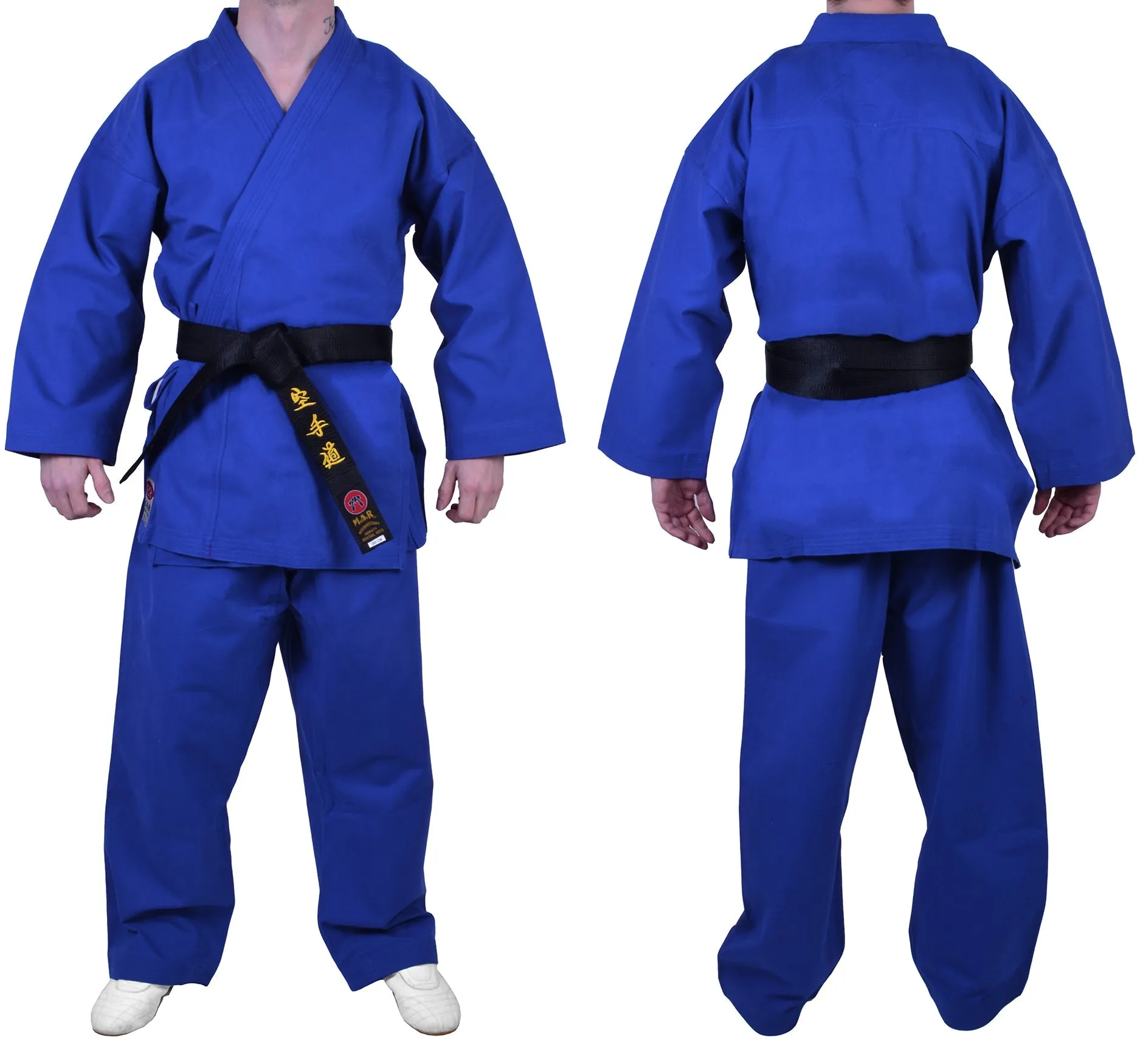 MAR-017 | Blue Karate Tournament Heavyweight Uniform (14oz Canvas Fabric)