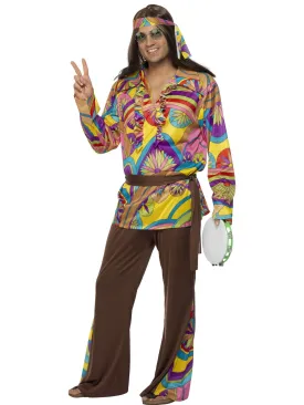 Mens Costume - Psychedelic Hippie Man