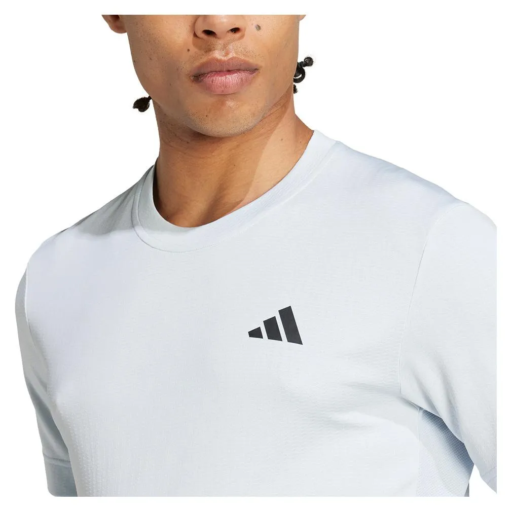 Mens Freelift Tennis Top Halo Blue