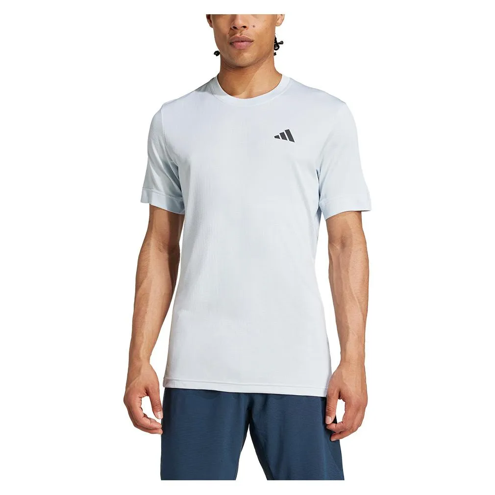 Mens Freelift Tennis Top Halo Blue