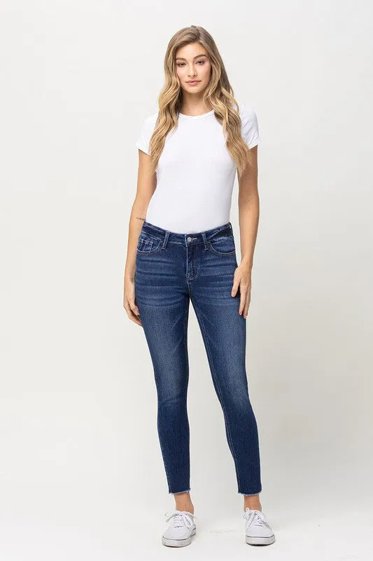 Mid Rise Crop Skinny