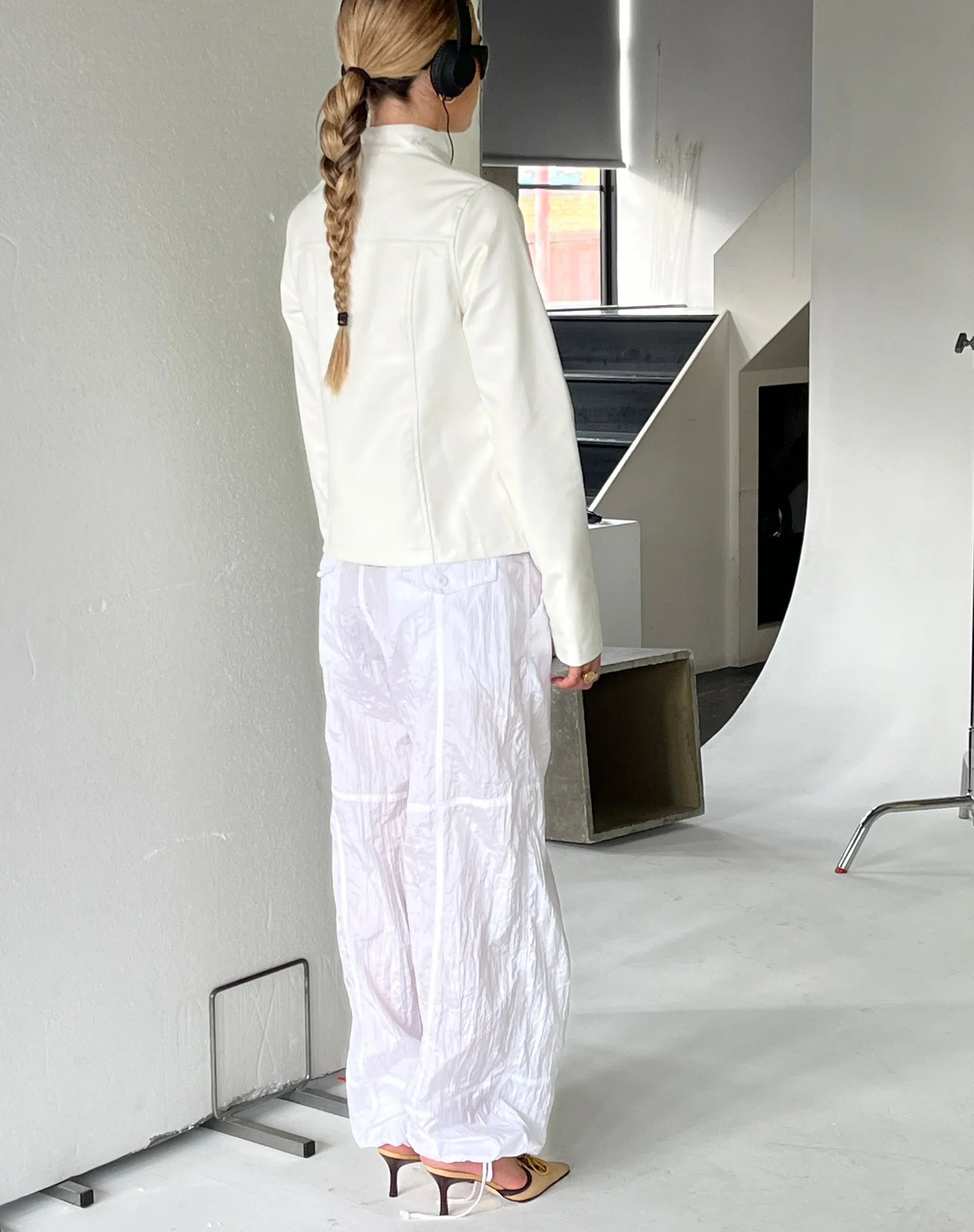 Motel x Olivia Neill Phil Trouser in Parachute Ivory