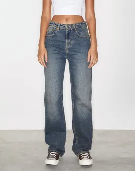 Parallel Jeans in Bryony Twilight Brown and Blue Acid