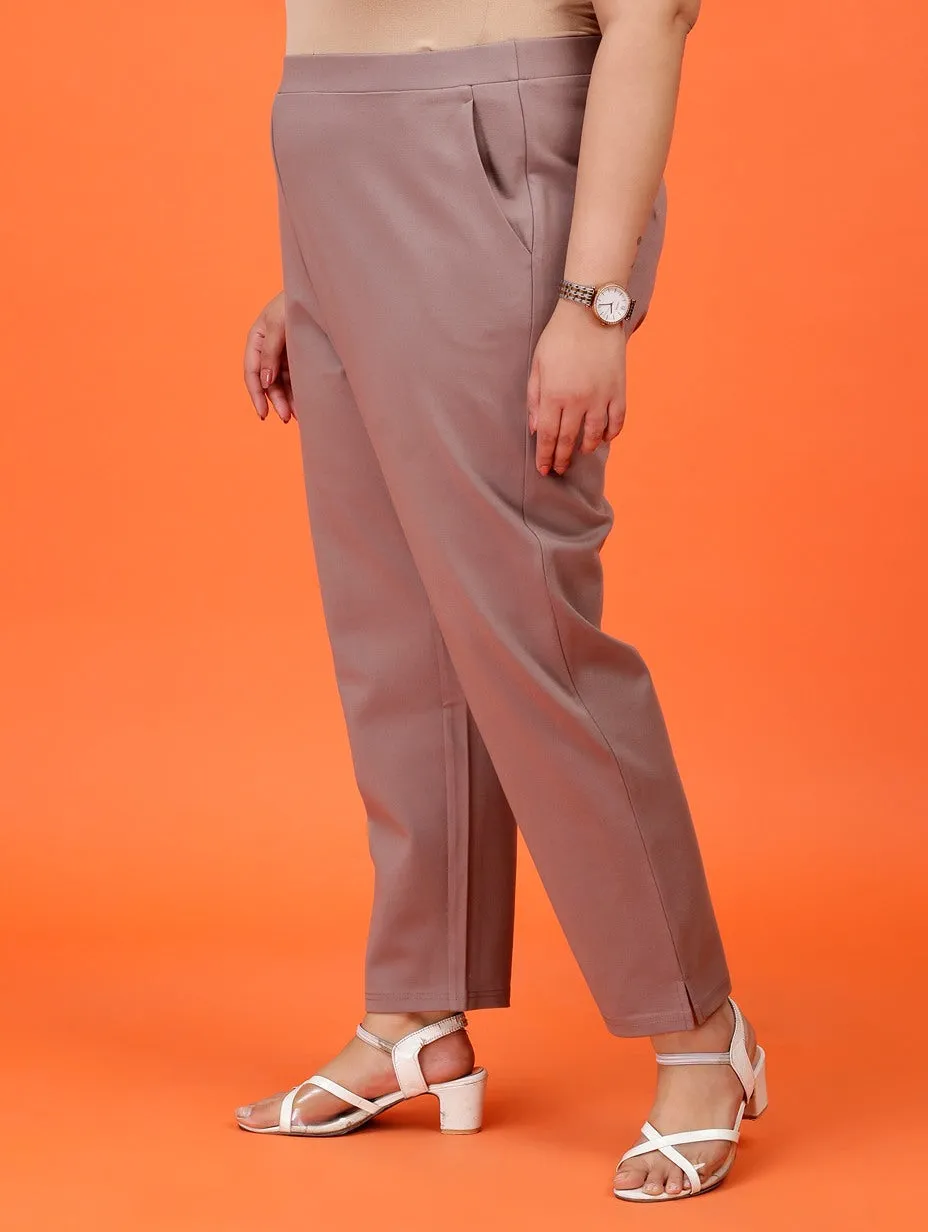 Plus Size Women Cigarette Pants