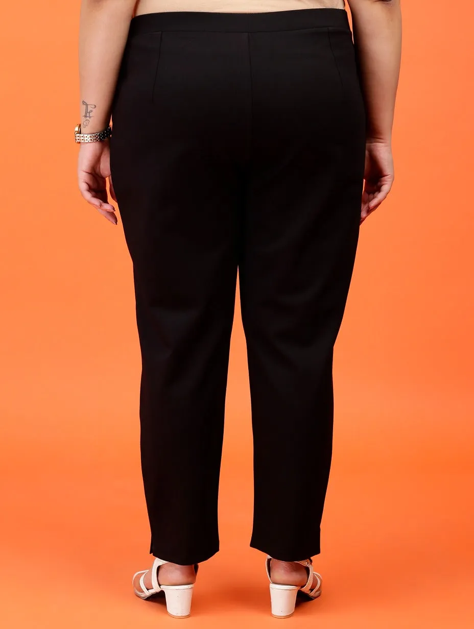 Plus Size Women Cigarette Pants