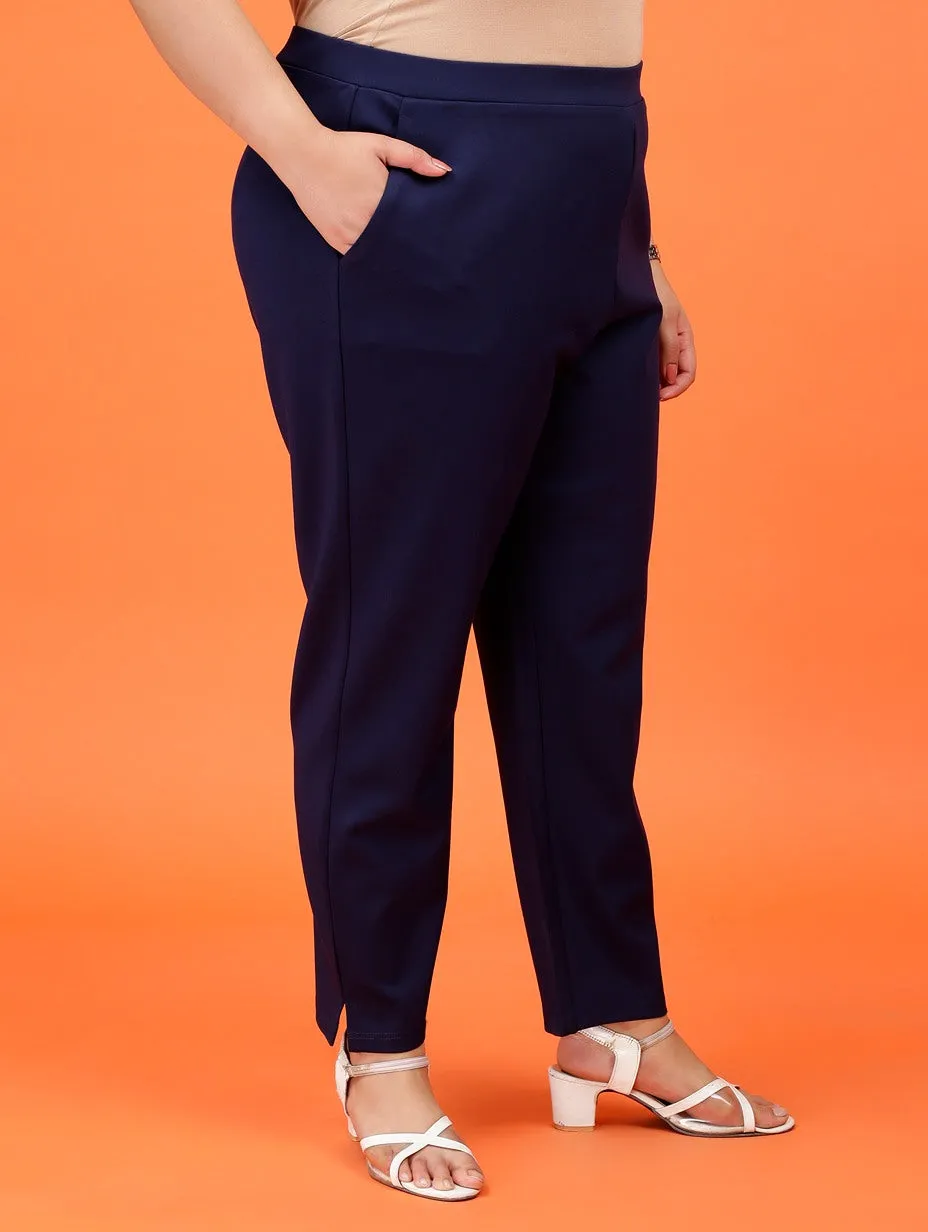 Plus Size Women Cigarette Pants