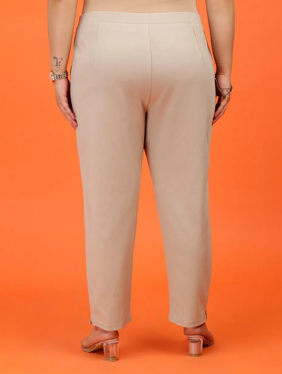 Plus Size Women Cigarette Pants