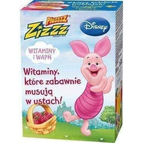 Plusssz Zizzz Disney raspberry x 50 tablets, vitamins for children