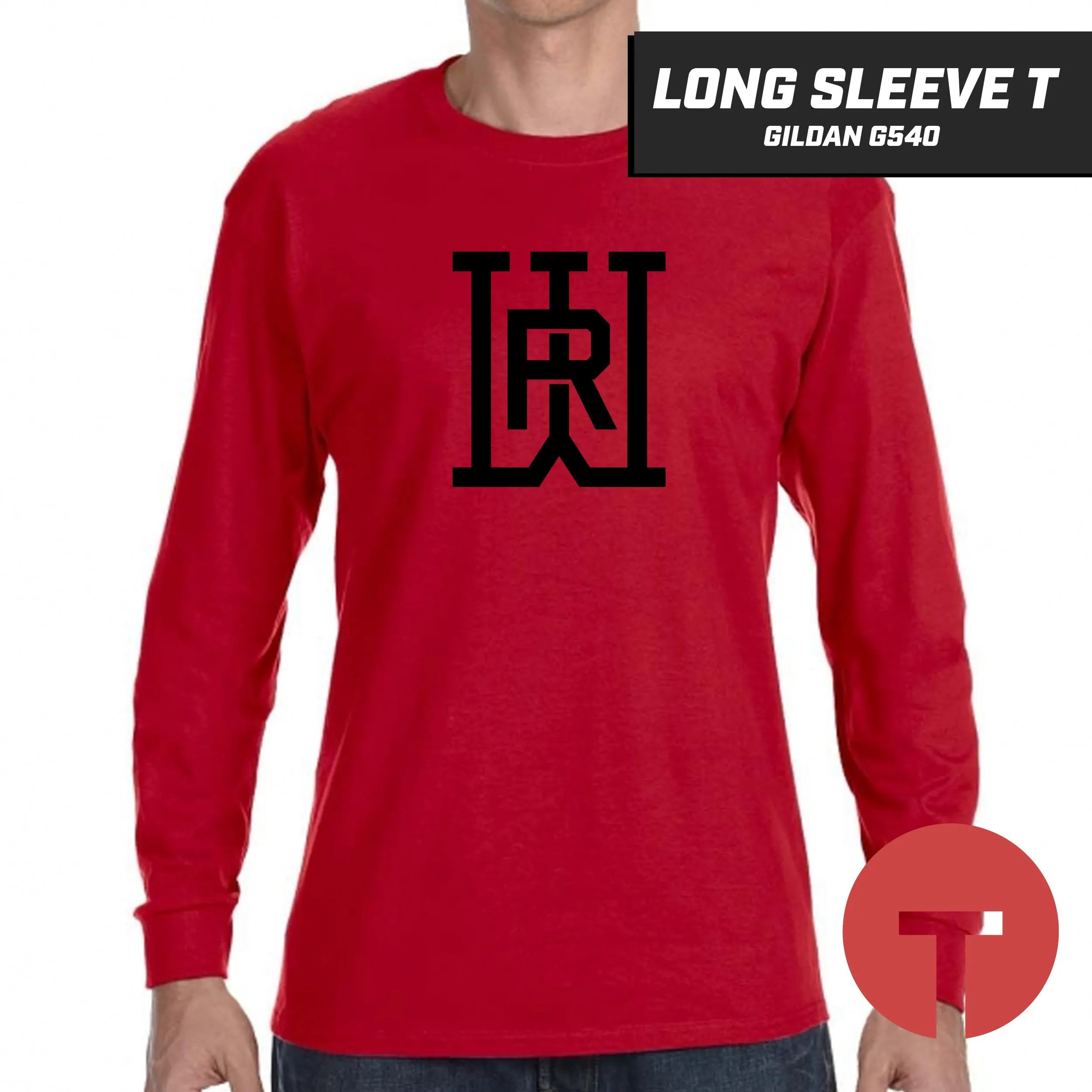 Rapids Baseball - Long-Sleeve T-Shirt Gildan G540 - LOGO 2