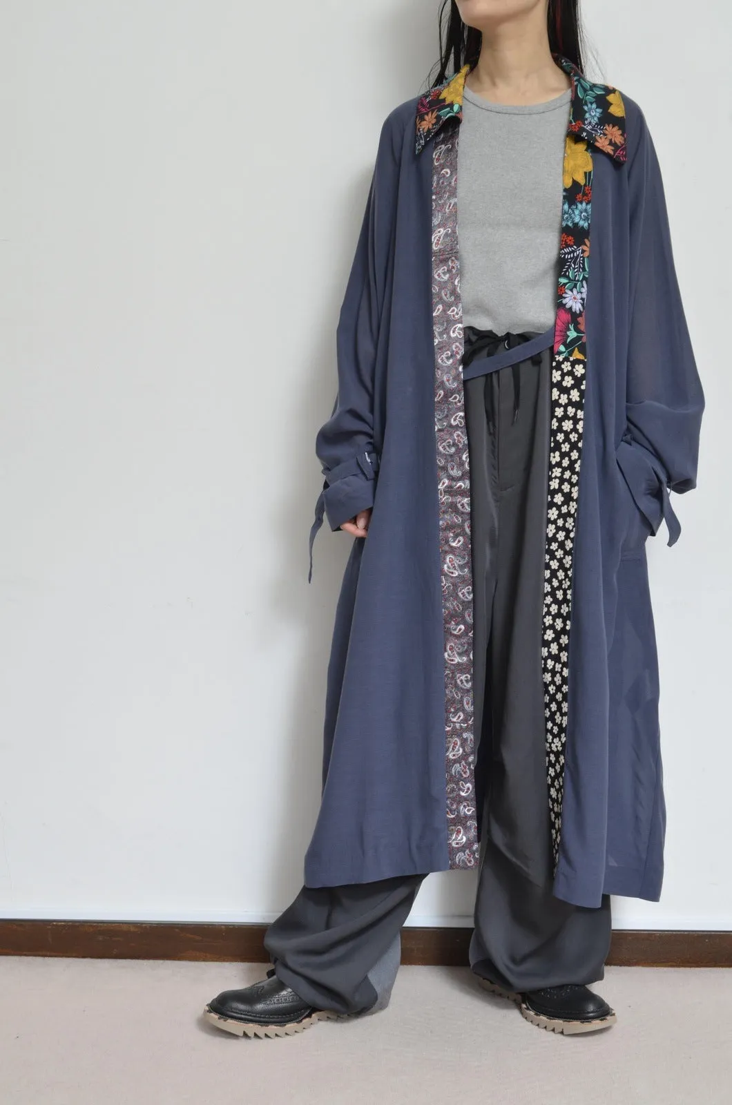 ROBE TRENCH COAT_VOILE (02/NAV)