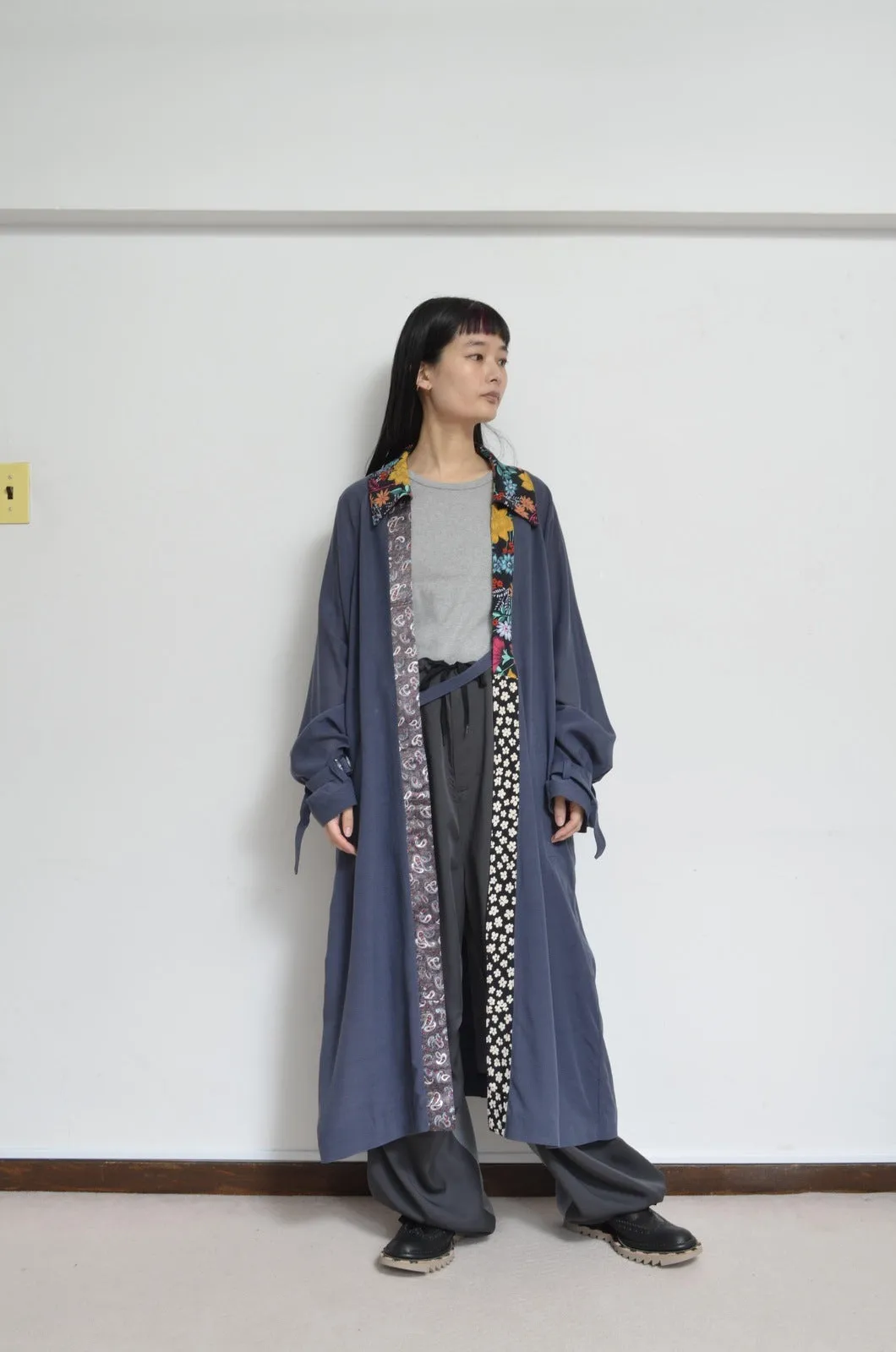 ROBE TRENCH COAT_VOILE (02/NAV)