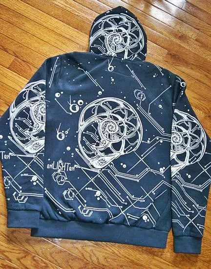 Sacred Geometry Nautilus Hoodie