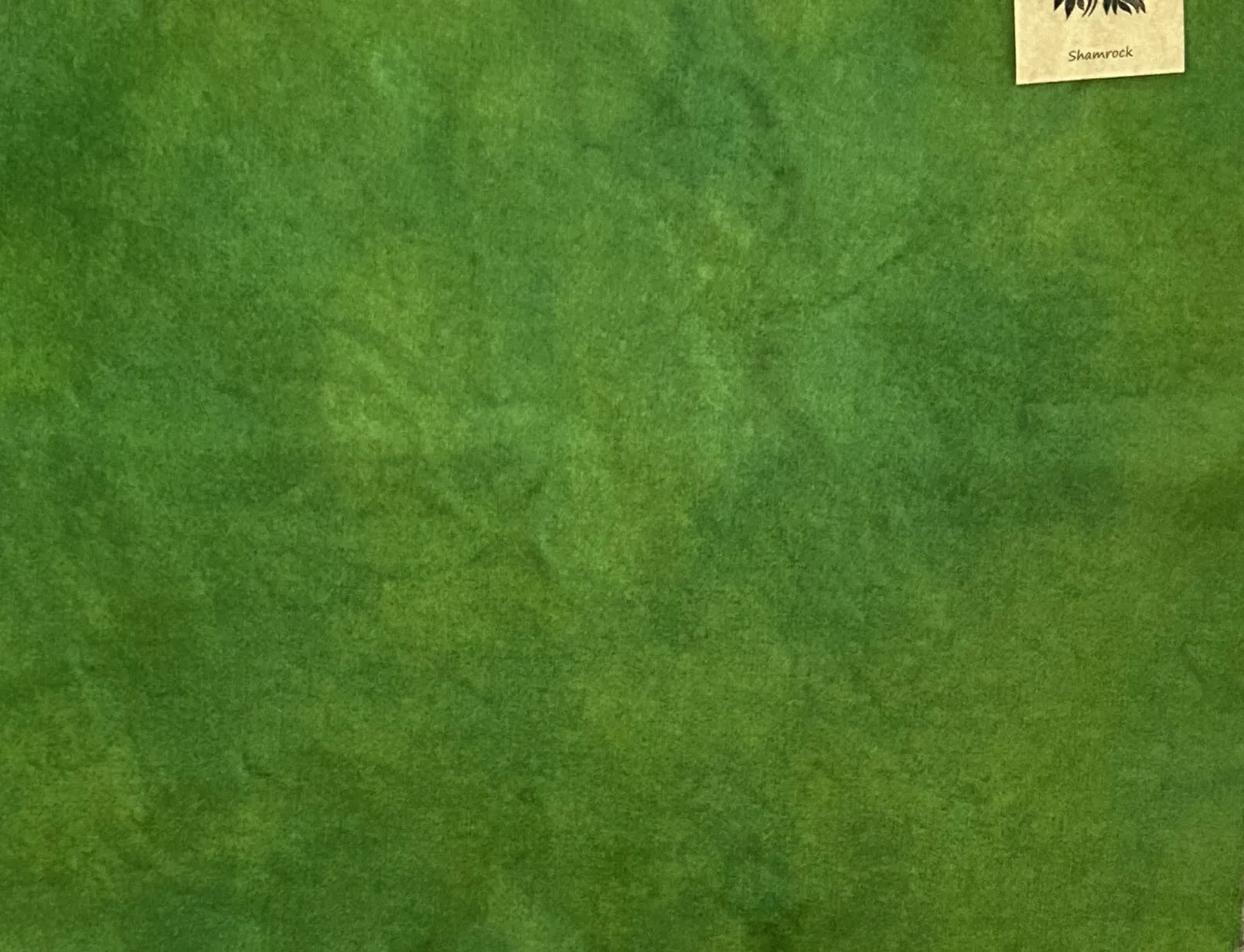 SHAMROCK Hand Dyed Fat QUARTER Wool Fabric for Wool Applique and Rug Hooking