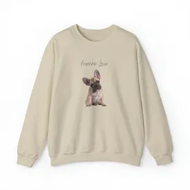 Stay Comfy with Frenchie Lover Women's Crewneck Sweatshirt