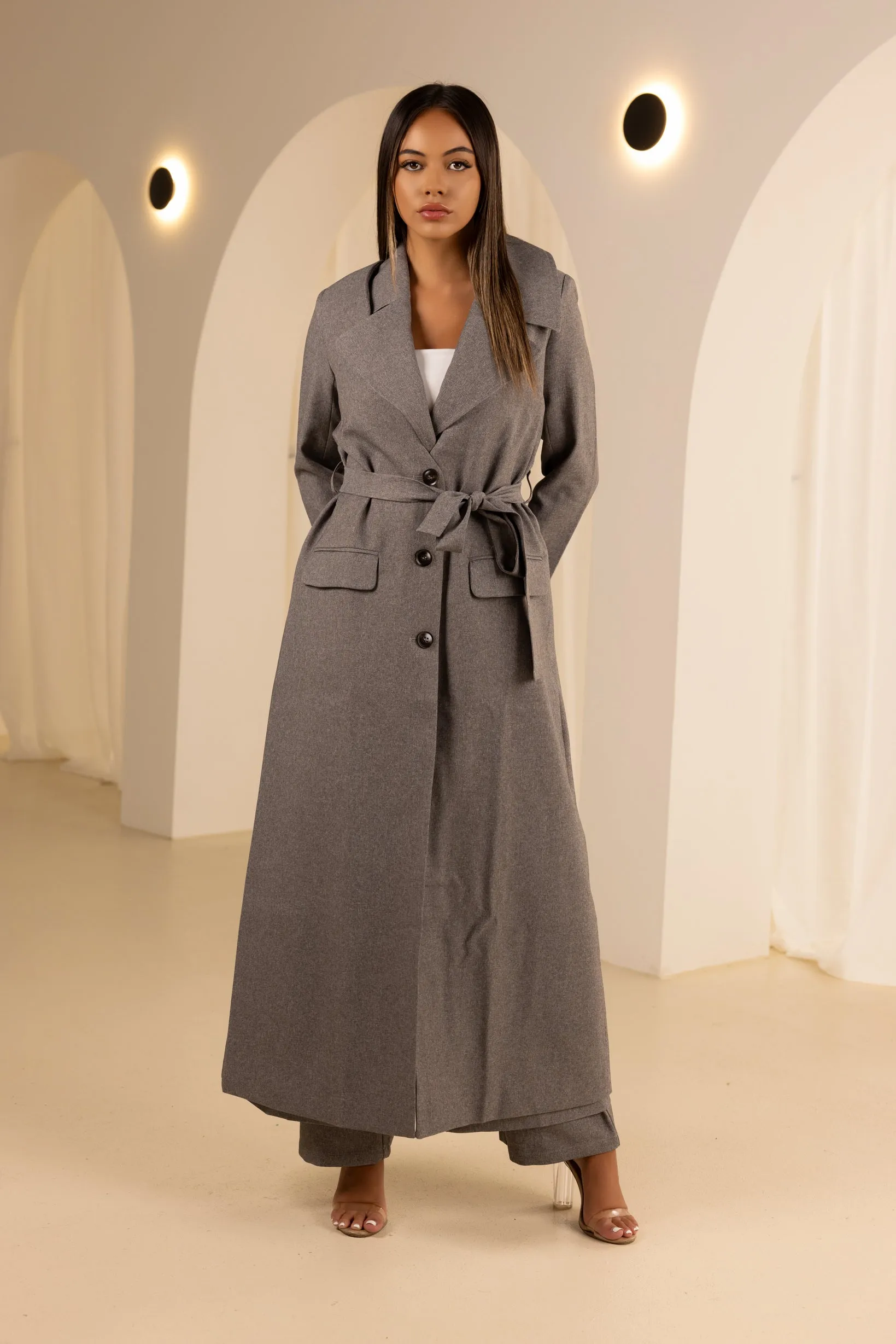 The Grand Maxi Suit Trench