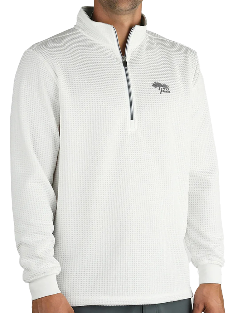 Torrey Pines Men's Optic Long Sleeve 1/2-Zip Pullover