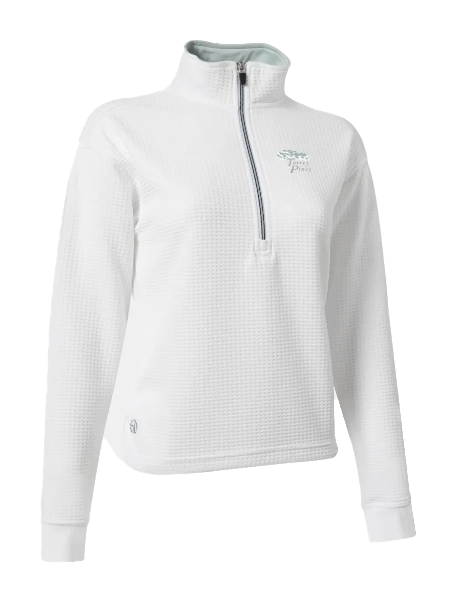 Torrey Pines Women's Half Zip Opal Pullover