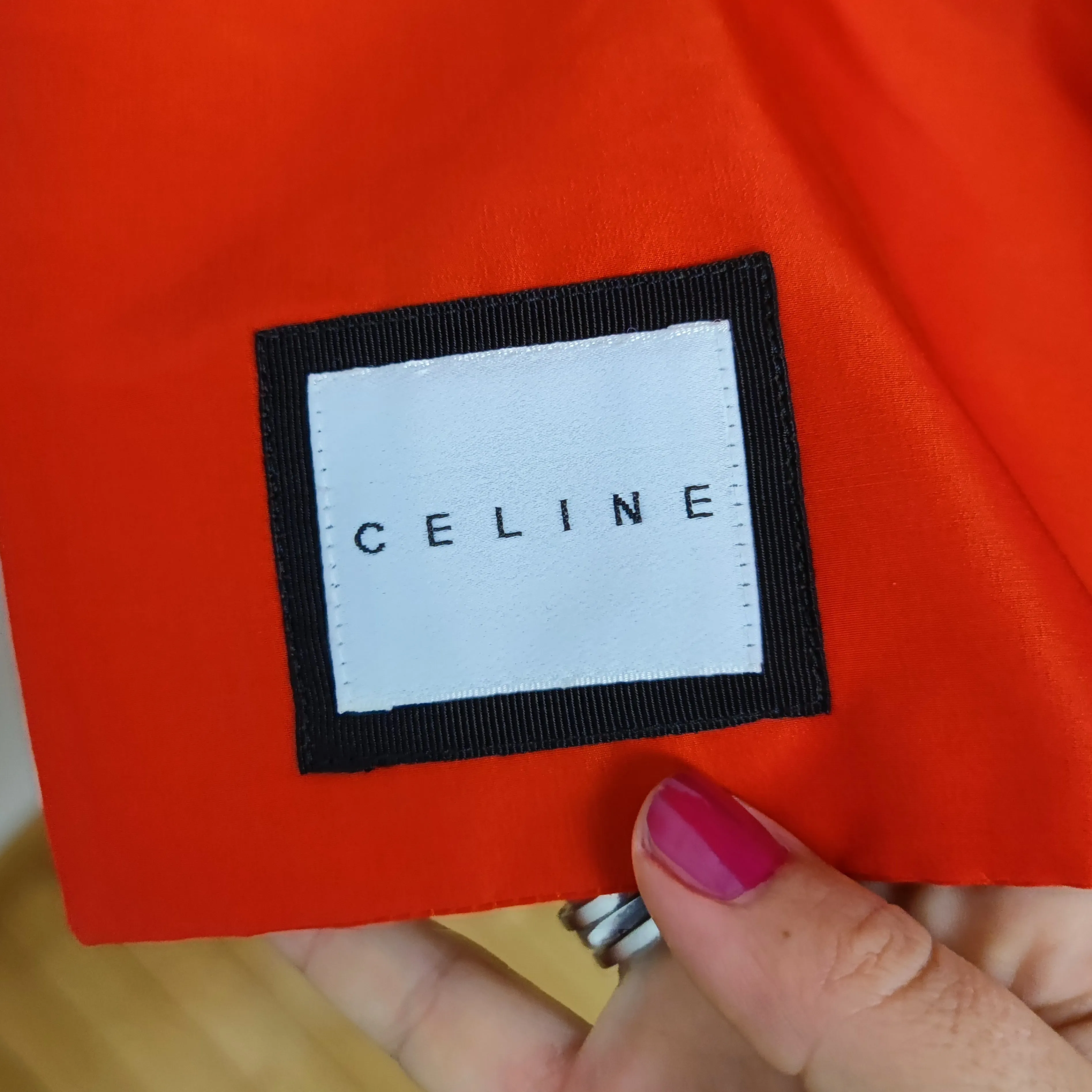 trench Celine rosso