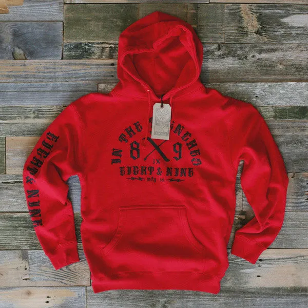 Trench Dweller Hooded Sweatshirt Red