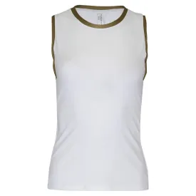 Women`s New Harper Tennis Tank White and Camo