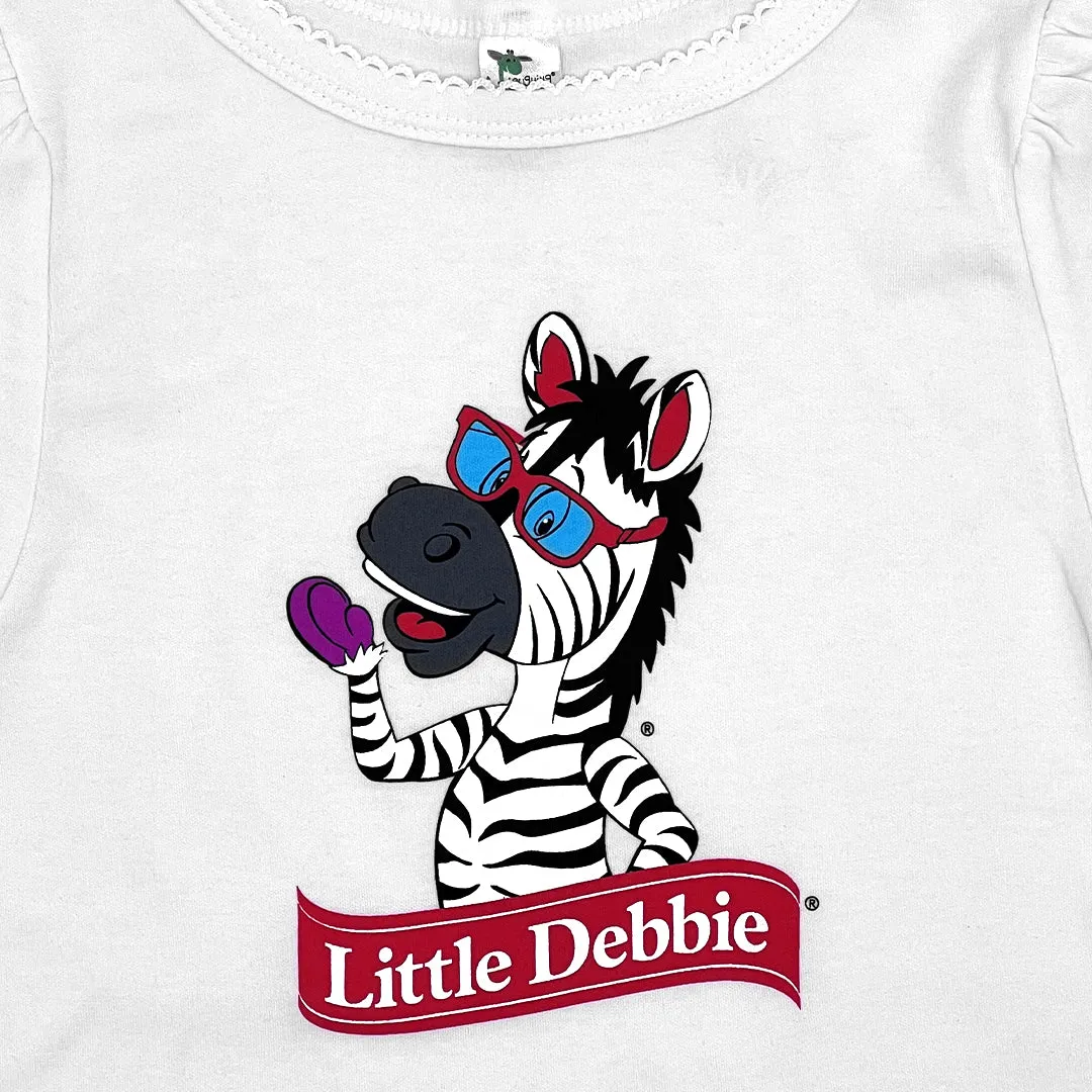 Zain the Zebra Scalloped Toddler Shirt