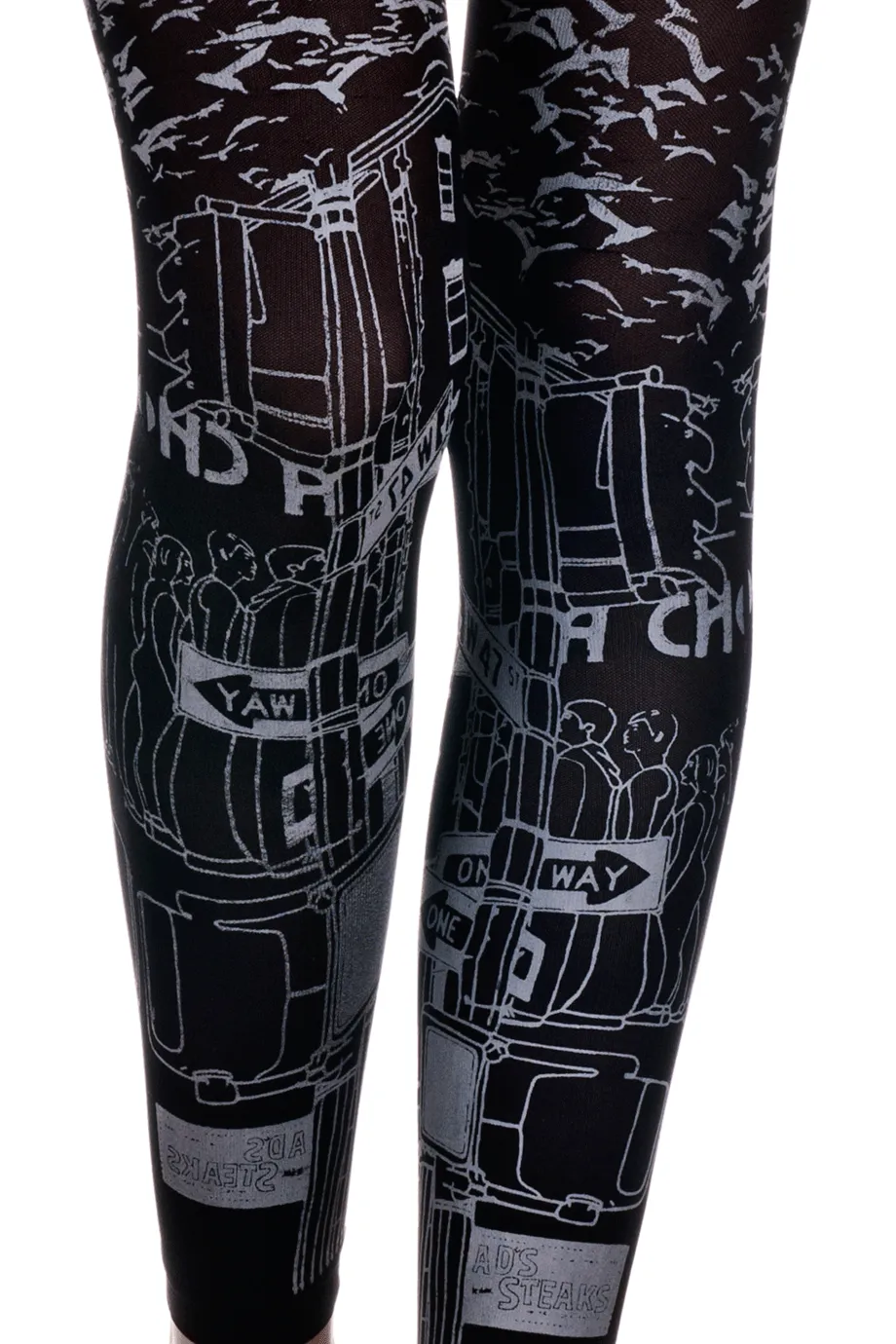 ZOHARA ONE WAY Black Leggings